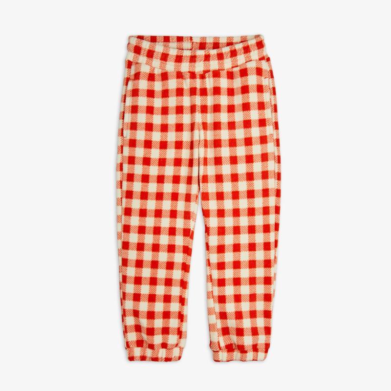Mini Rodini Gingham fleece trousers - Afbeelding 2