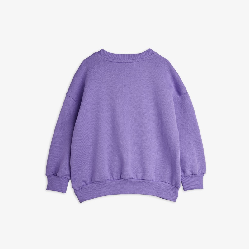 Mini Rodini Heart in shoes sweatshirt purple - Afbeelding 5
