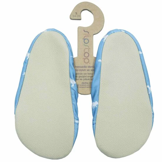 Slipstop Dino Petrol - Blauw met witte dino's - Afbeelding 3