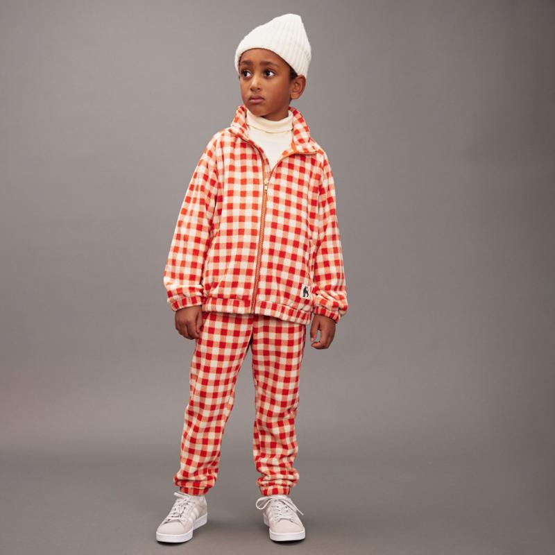 Mini Rodini Gingham fleece trousers - Afbeelding 3