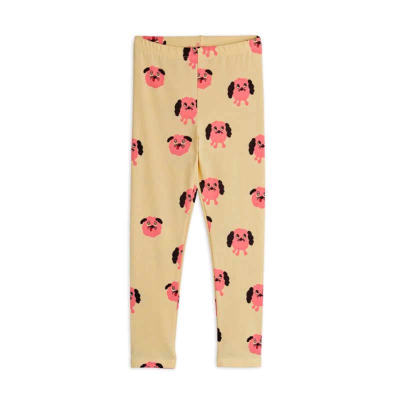 Mini Rodini Doggies Legging Yellow - Afbeelding 2