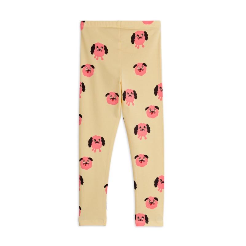 Mini Rodini Doggies Legging Yellow - Afbeelding 4