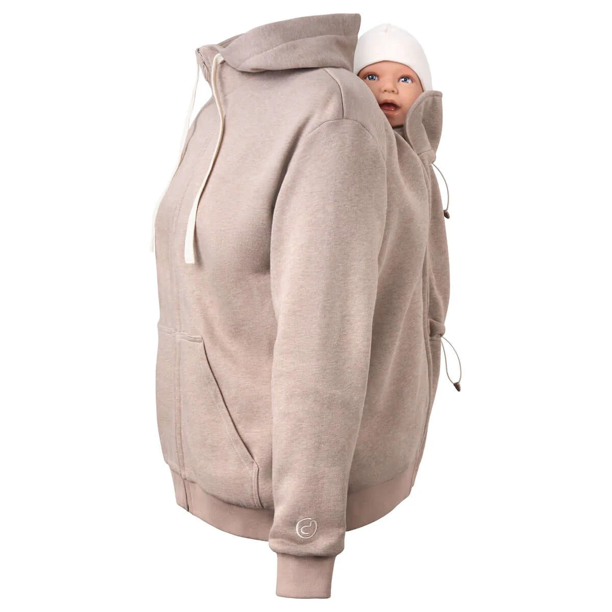 Mamalila Babywearing hoodie London - Sand - Afbeelding 3