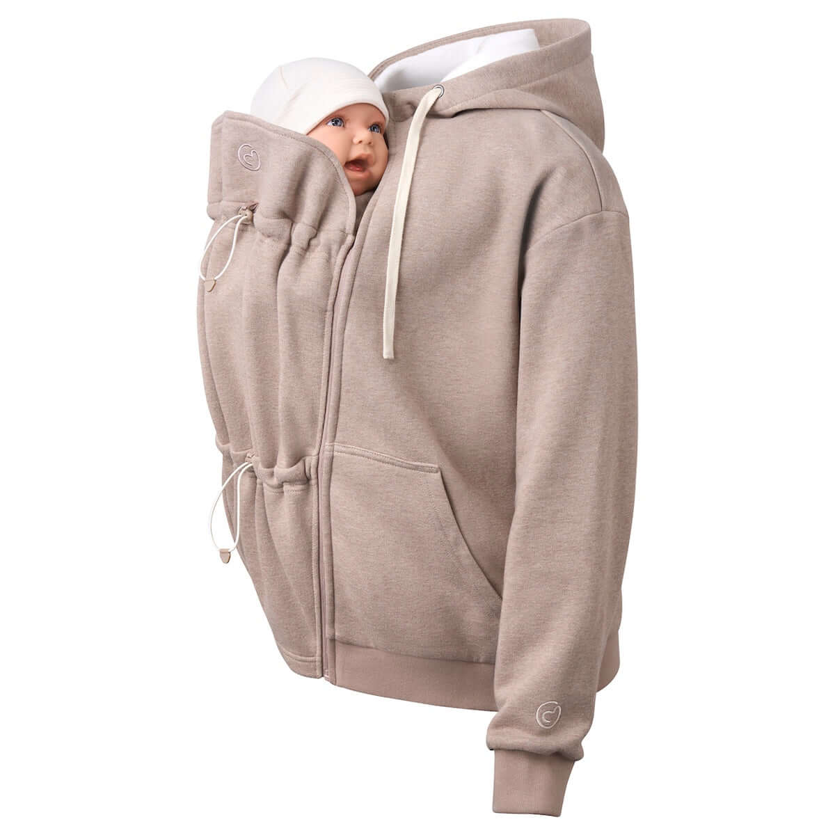Mamalila Babywearing hoodie London - Sand - Afbeelding 4