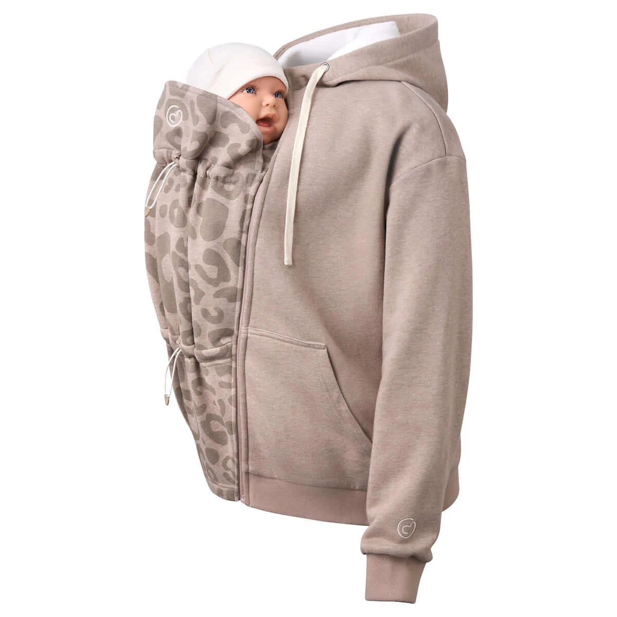 Mamalila Babywearing hoodie London - Sand - Afbeelding 6