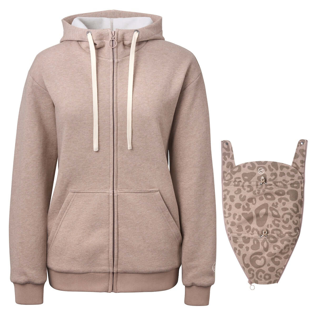Mamalila Babywearing hoodie London - Sand - Afbeelding 7