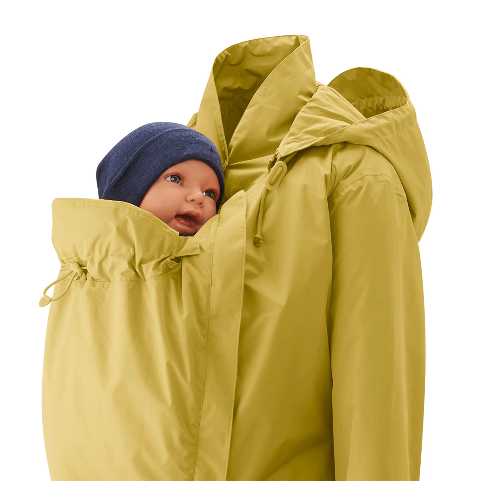 Mamalila Dublin Baby Draagmantel – Mustard - Afbeelding 4
