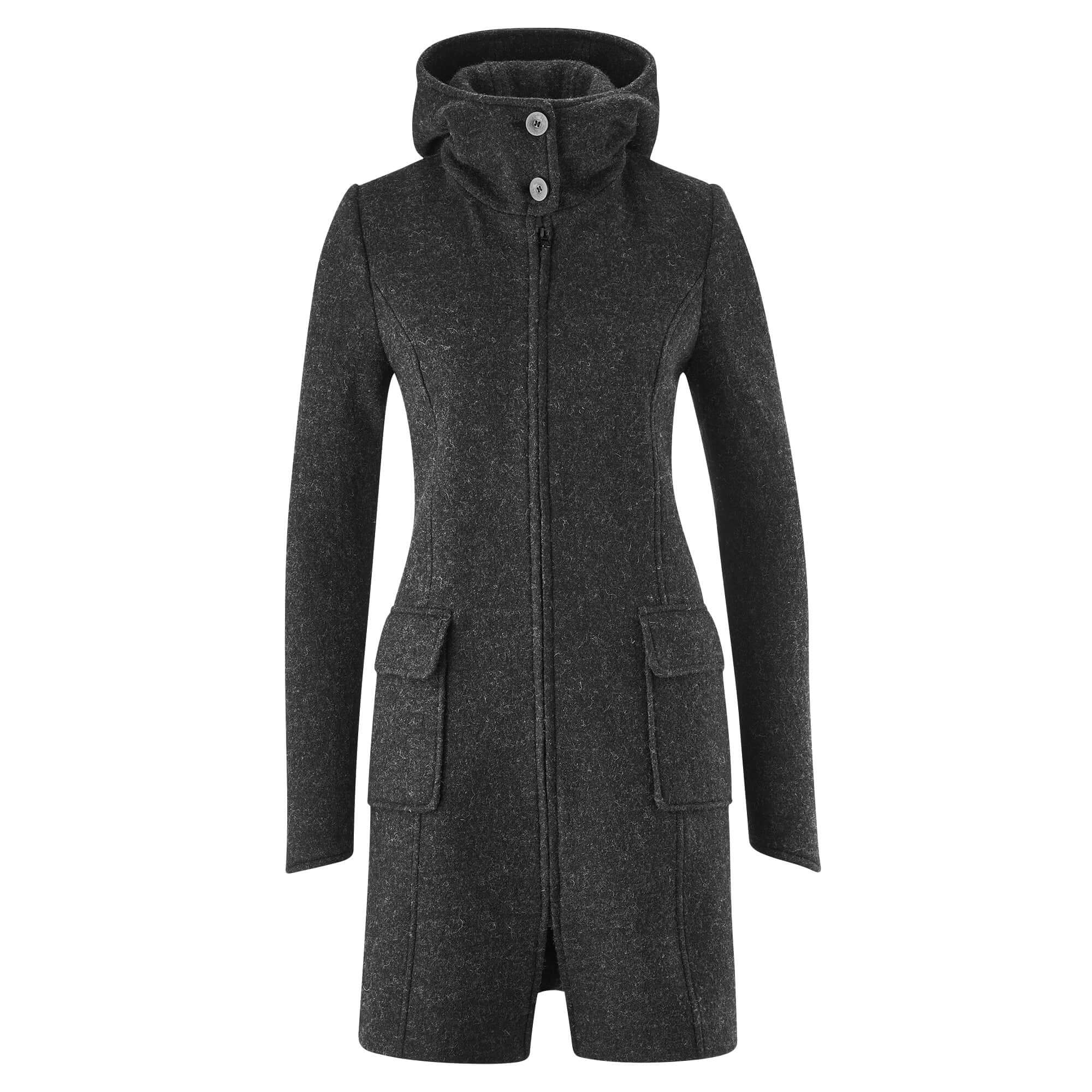 Mamalila Hooded Baby Draagmantel Vienna - Anthracite - Afbeelding 8
