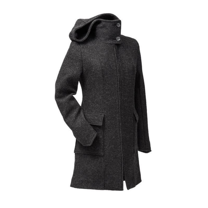 Mamalila Hooded Baby Draagmantel Vienna - Anthracite - Afbeelding 9