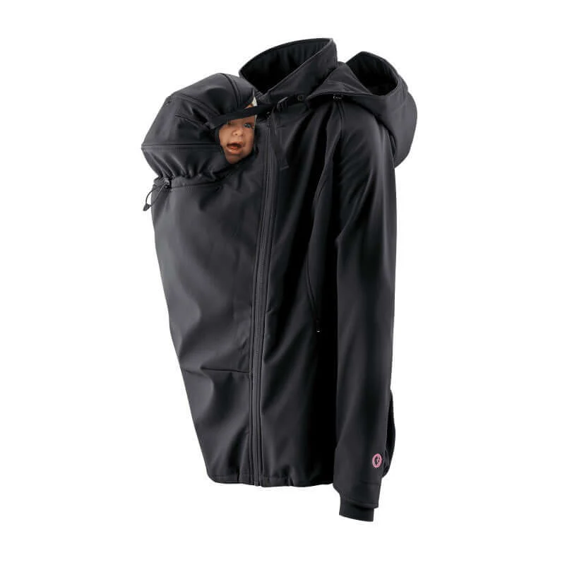 Mamalila Softshell Baby Draagjas Allrounder - Black - Afbeelding 5