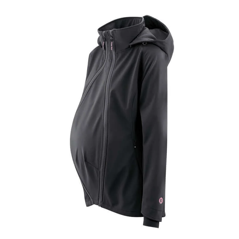 Mamalila Softshell Baby Draagjas Allrounder - Black - Afbeelding 9