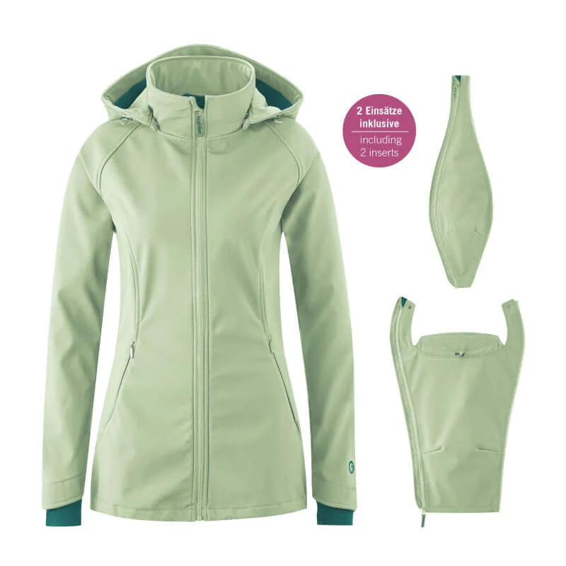 Mamalila Softshell Baby Draagjas Allrounder - Mint - Afbeelding 4