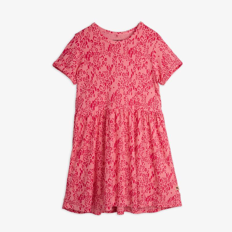 Mini Rodini Mini leopard dress Pink - Afbeelding 2