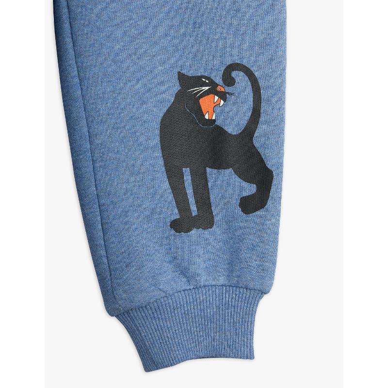 Mini Rodini Panther melange sweatpants - Afbeelding 3
