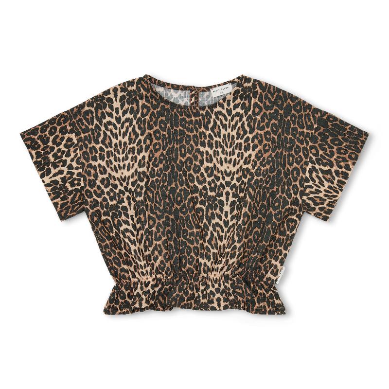 Petit Blush Blouse Elastic Waist Leopard AOP - Afbeelding 2