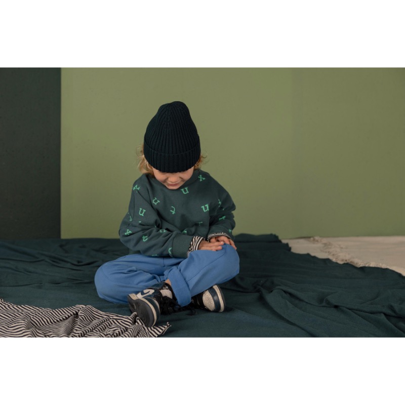 Nixnut Stamp Sweater Moss - Afbeelding 4