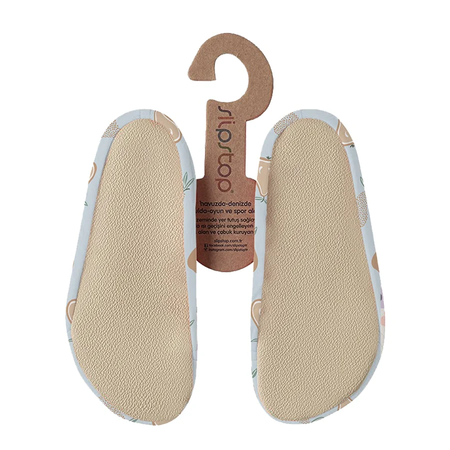 Slipstop Pears blue - Licht blauw met peertjes - Afbeelding 3