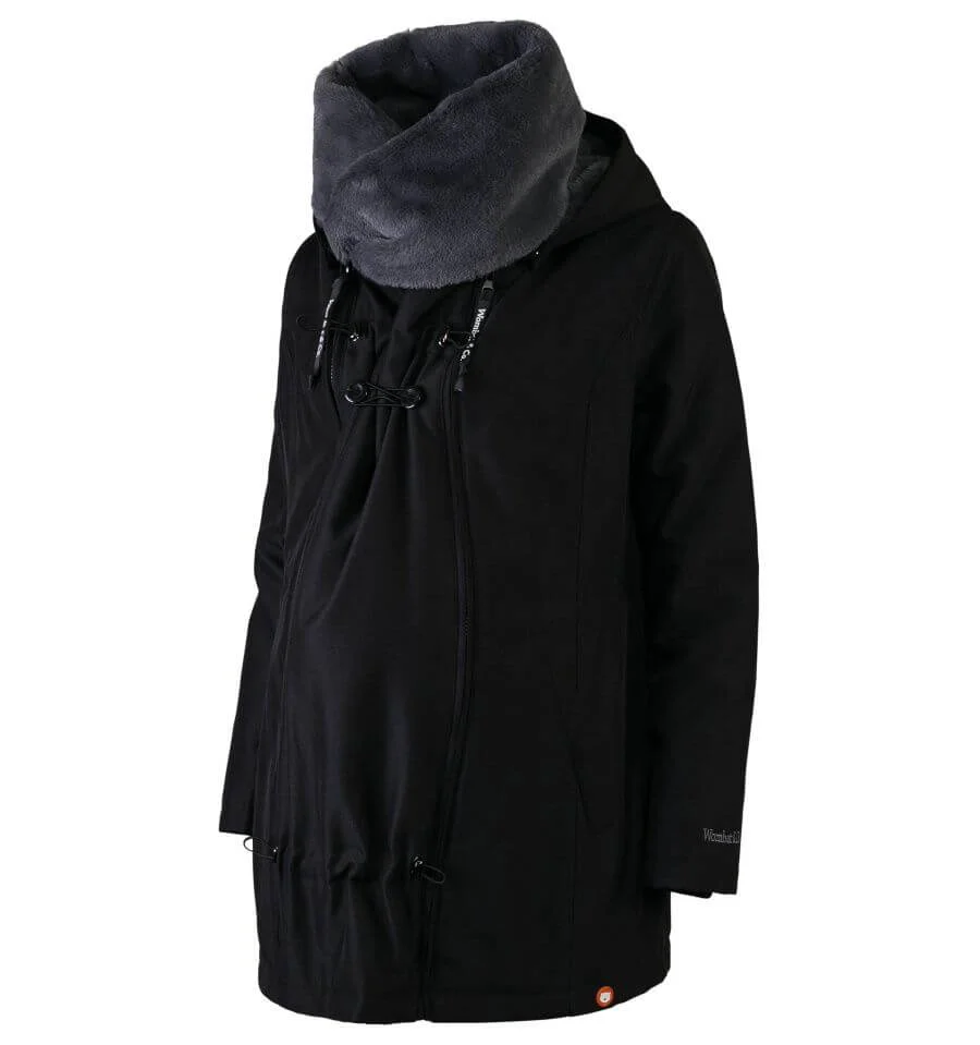 Wombat & Co. London - Wallaby Baby Draagjas – Black & Charcoal - Afbeelding 9