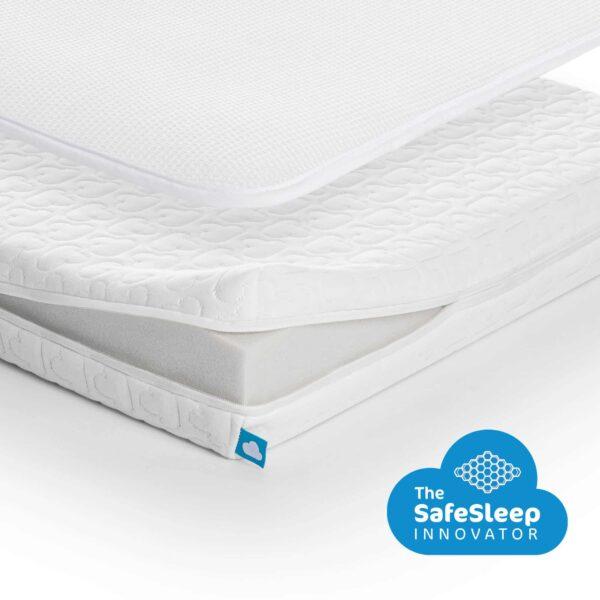 Matras ledikant: Aerosleep Sleep Safe Pack Evolution – matras plus 3D-beschermer – 60×120 - Afbeelding 3