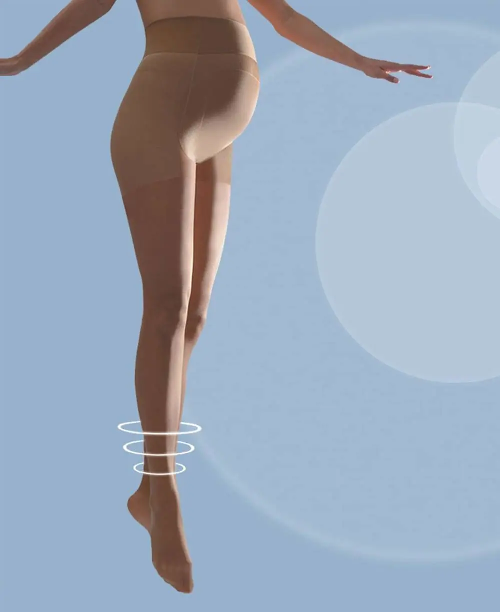 Cache Coeur Activ’Light Zwangerschapspanty – Nude - Afbeelding 2