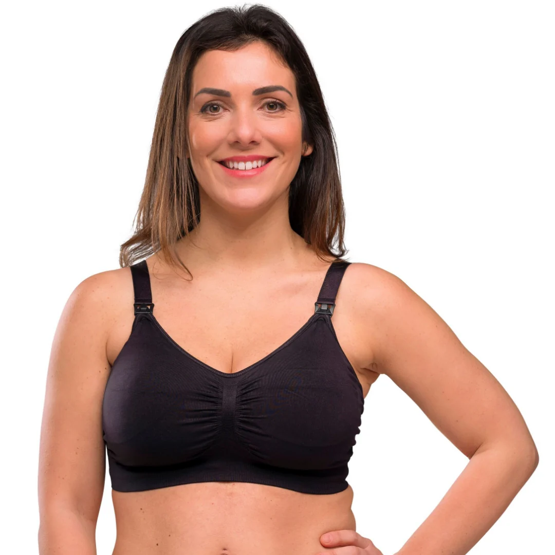 Carriwell Padded Maternity & Nursing Bra gevoerde zwangerschaps- en voedingsbeha - Afbeelding 4