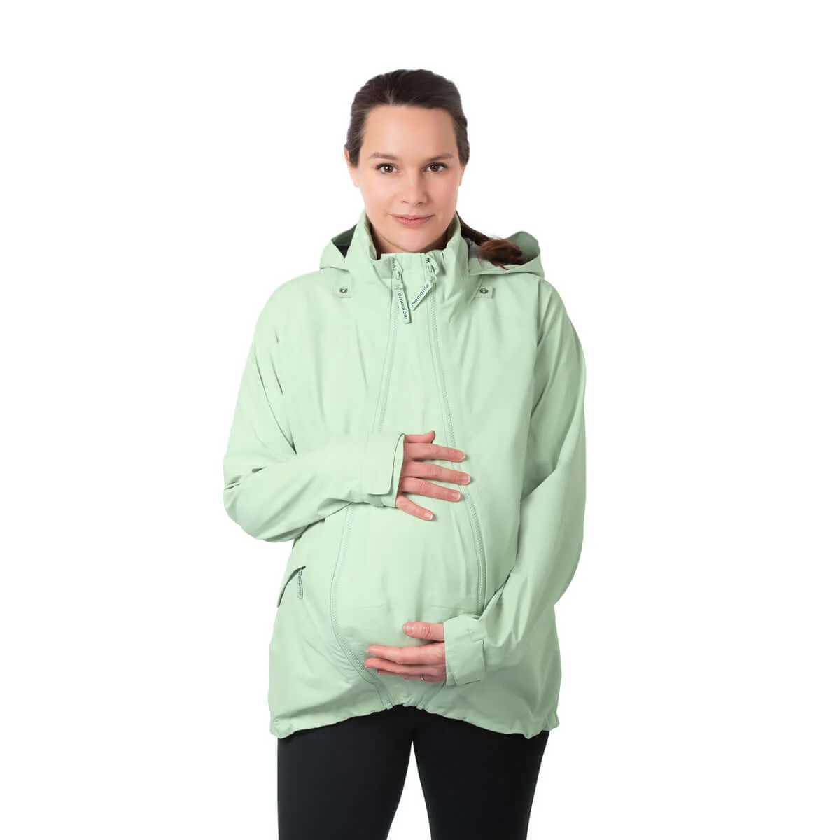 Mamalila Explorer Outdoor Baby Draagzak Jas - Mint - Afbeelding 4
