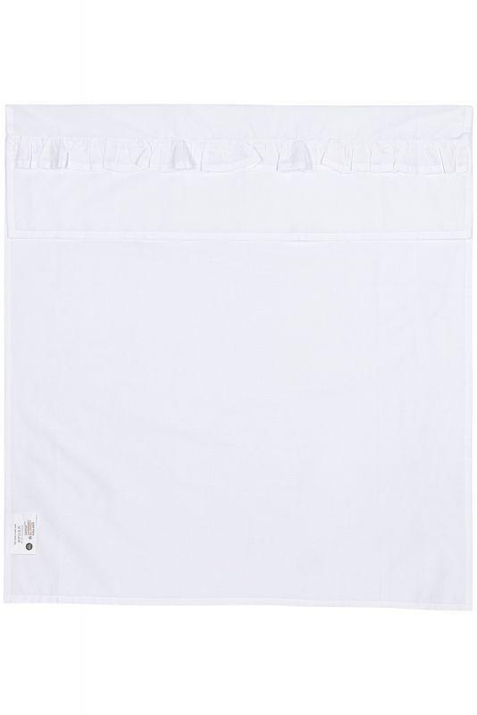Meyco Laken met Ruffle -wit - Afbeelding 3