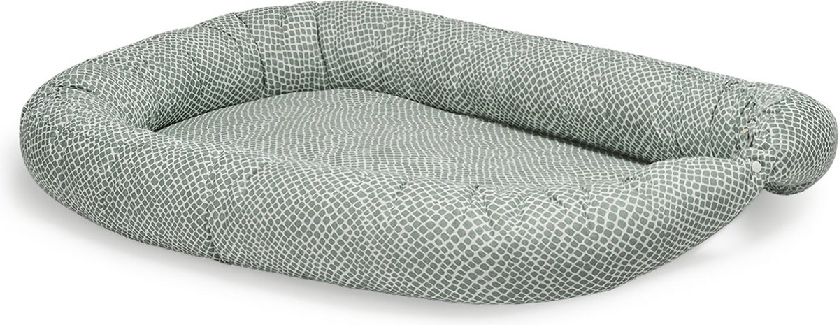 Jollein Babynest Snake 90x52cm – Ash Green - Afbeelding 5