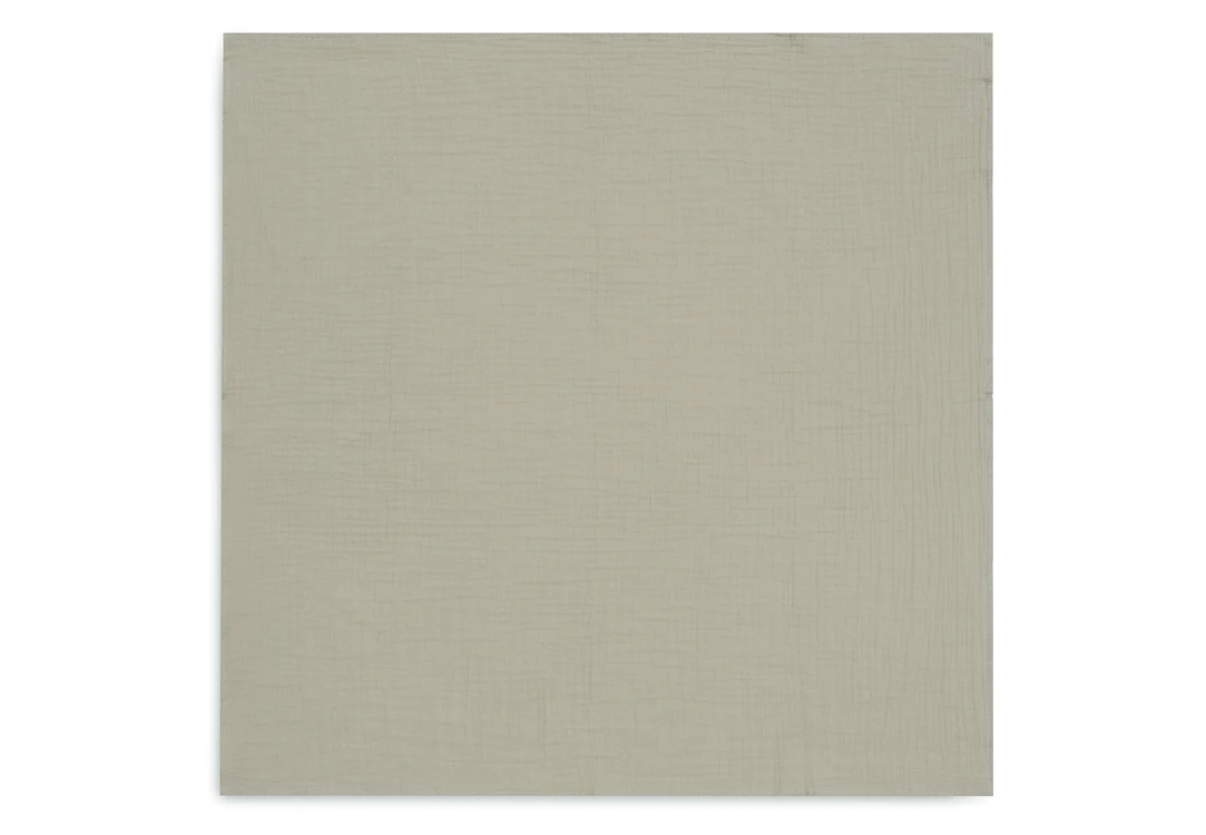 Jollein Hydrofiele Doek Small 70x70cm – Olive Green Ivory – 4 Stuks - Afbeelding 3