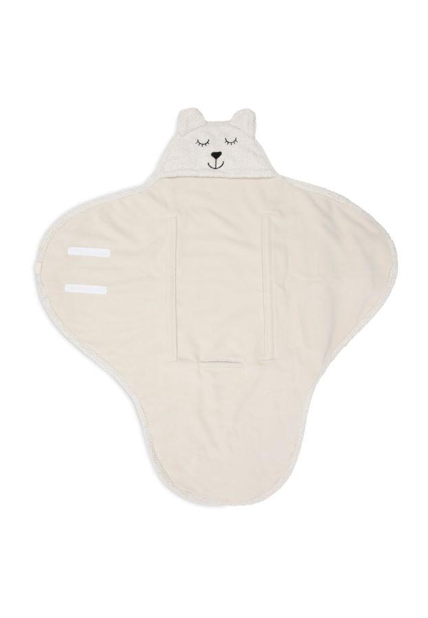 Jollein Wikkeldeken Bear Boucle – oatmeal - Afbeelding 3