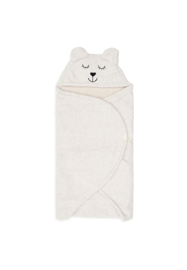 Jollein Wikkeldeken Bear Boucle – oatmeal - Afbeelding 2